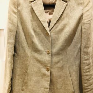Vintage Calvin Klein Collection Linen Suit